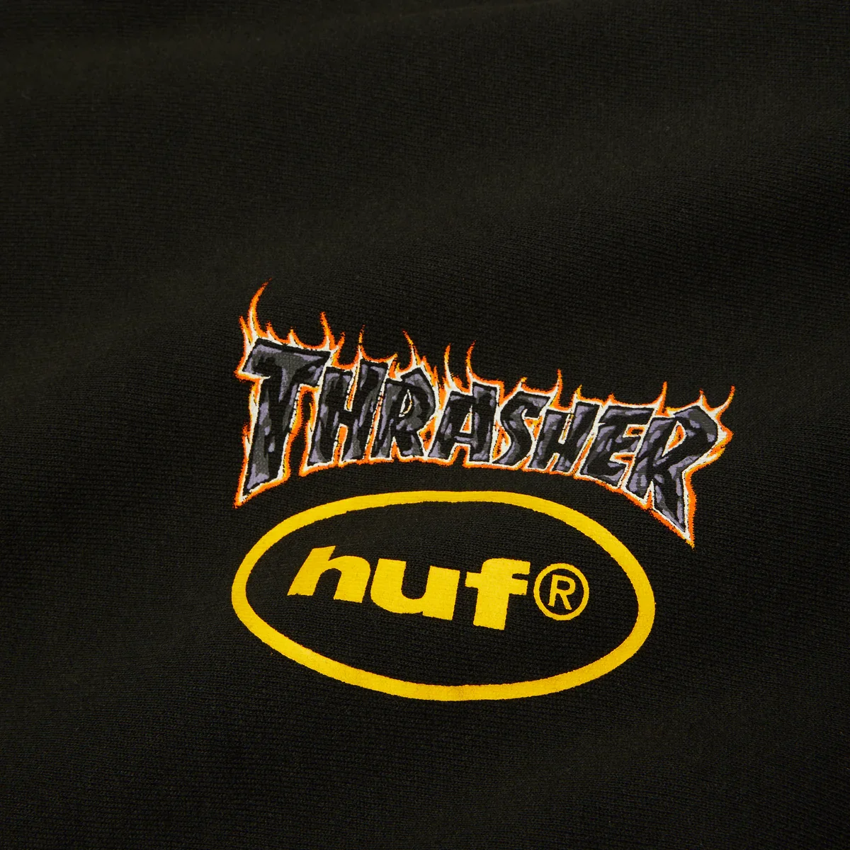 HUF x Thrasher Meltdown Heavyweight Hoodie - Image 3