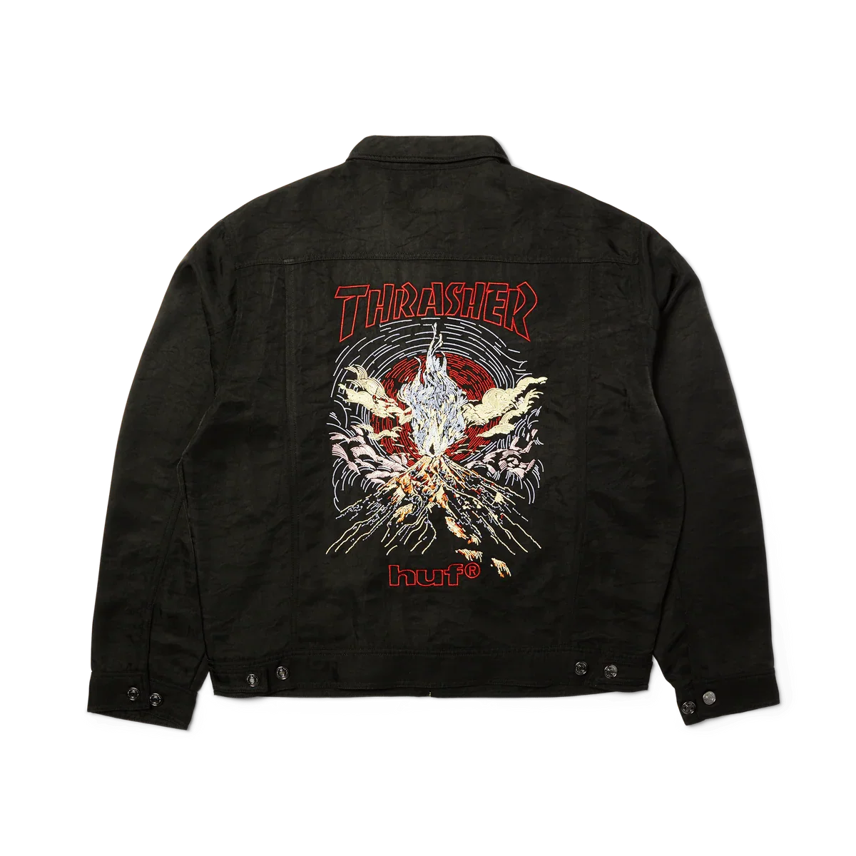 HUF x Thrasher Trucker Jacket - Image 2