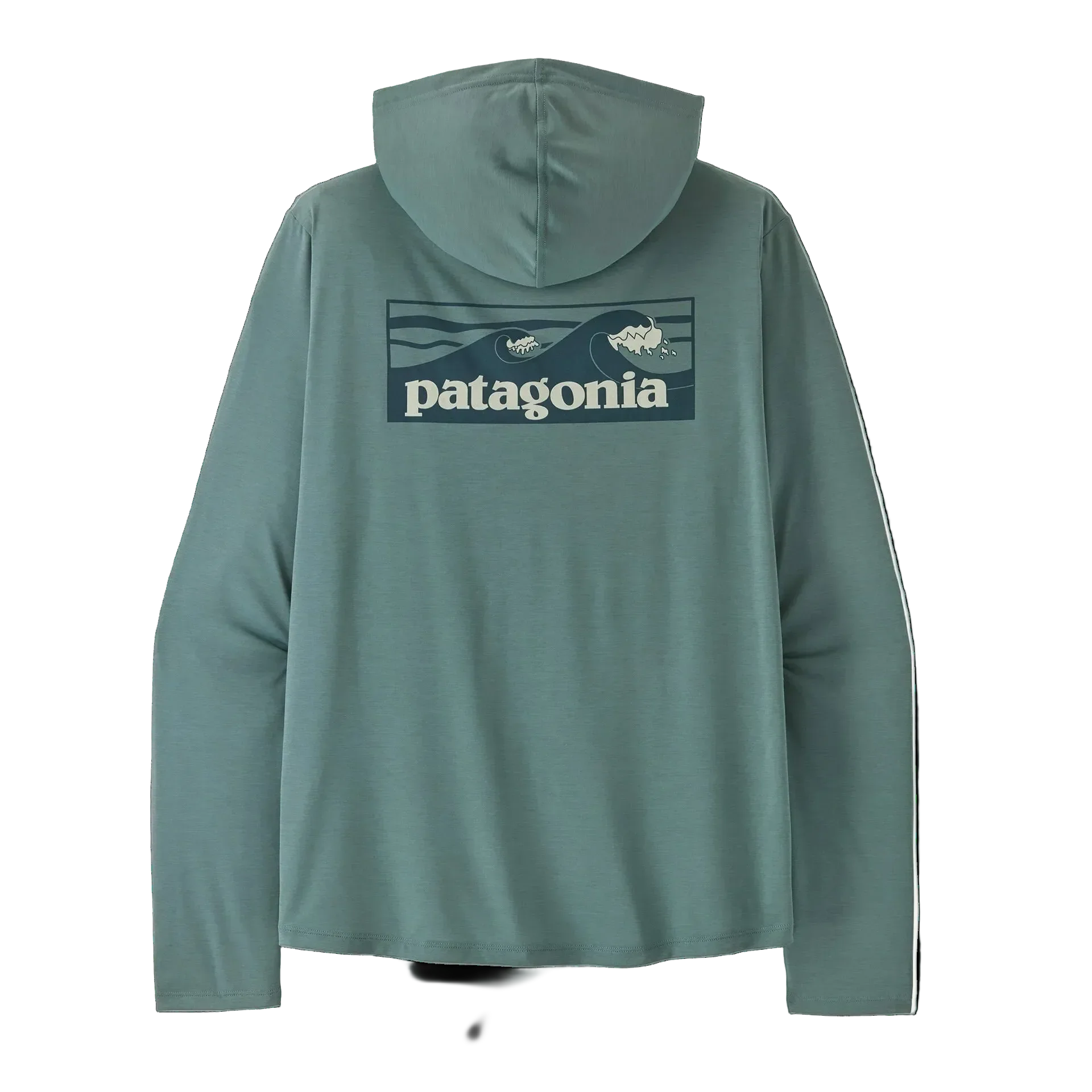 Men's Capilene® Cool Daily Hoody - Boardshort Logo (Blue Sage)