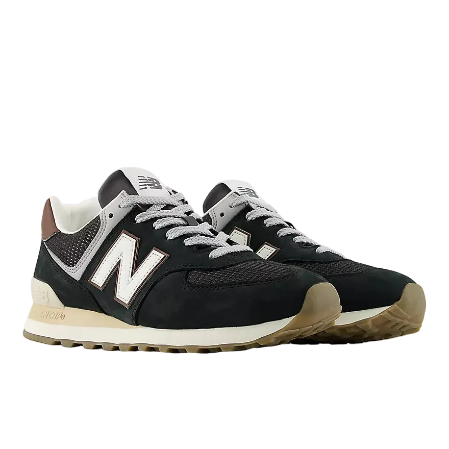 New Balance 574 (Black/Brown) - Image 2