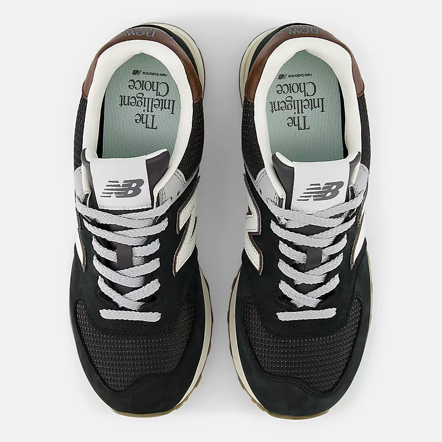 New Balance 574 (Black/Brown) - Image 4