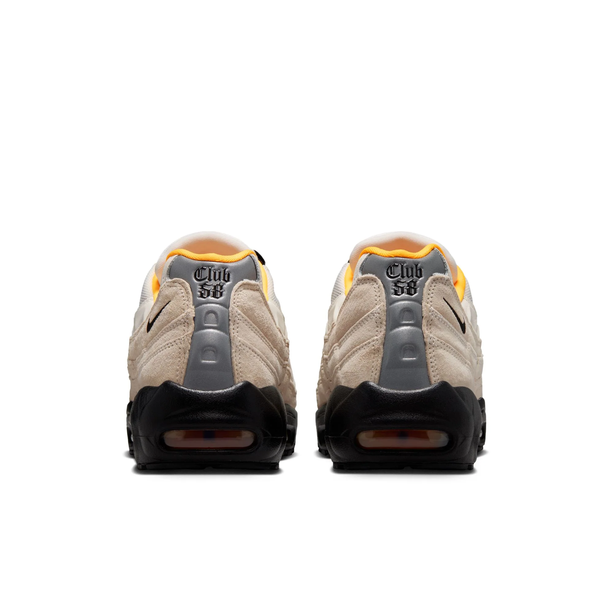 Nike SB Air Max 95 "Club 58" (SAIL/BLACK-LASER ORANGE) - Image 5