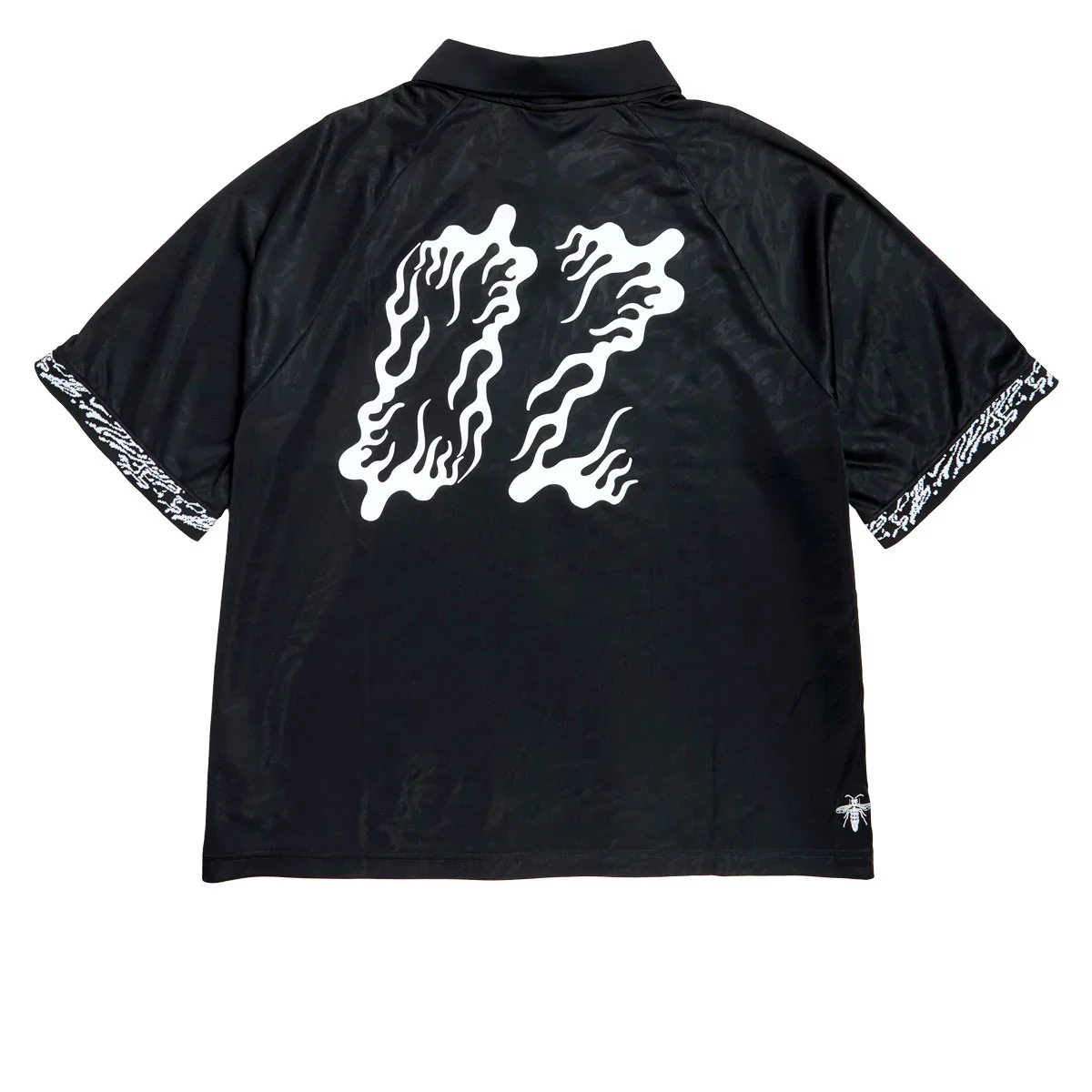 Nike Sb Dri-Fit Jacquard Skate Jersey Oversized Fit (Black/White) - Image 2