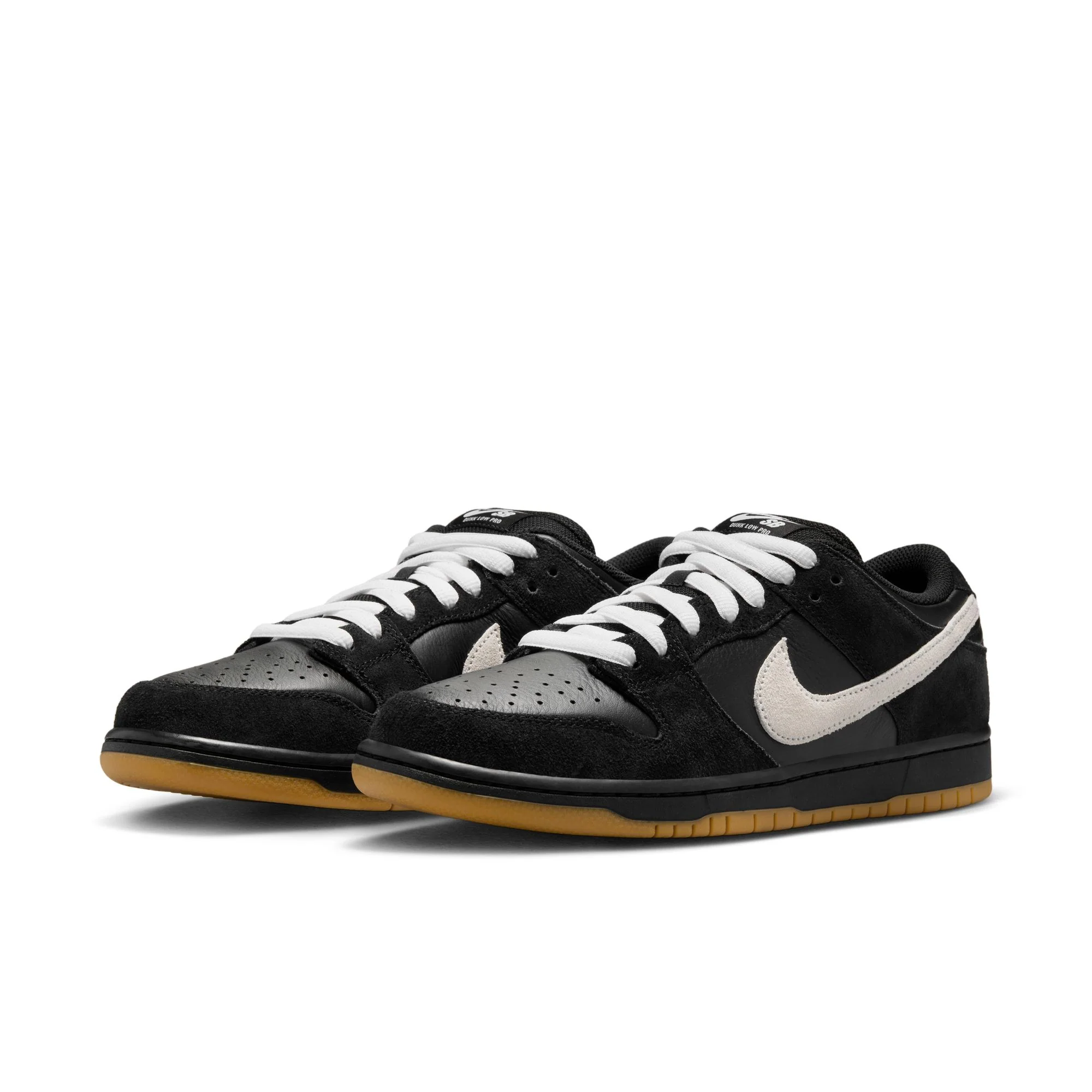 Nike SB Dunk Low Pro (Black/White) - Image 2