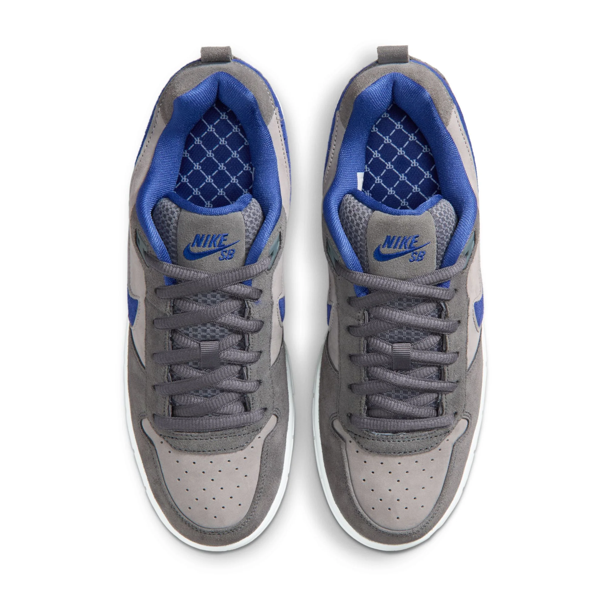 Nike SB Paul Rodriguez Zoom Air Low (Flint Grey/Deep Royal Blue) - Image 4