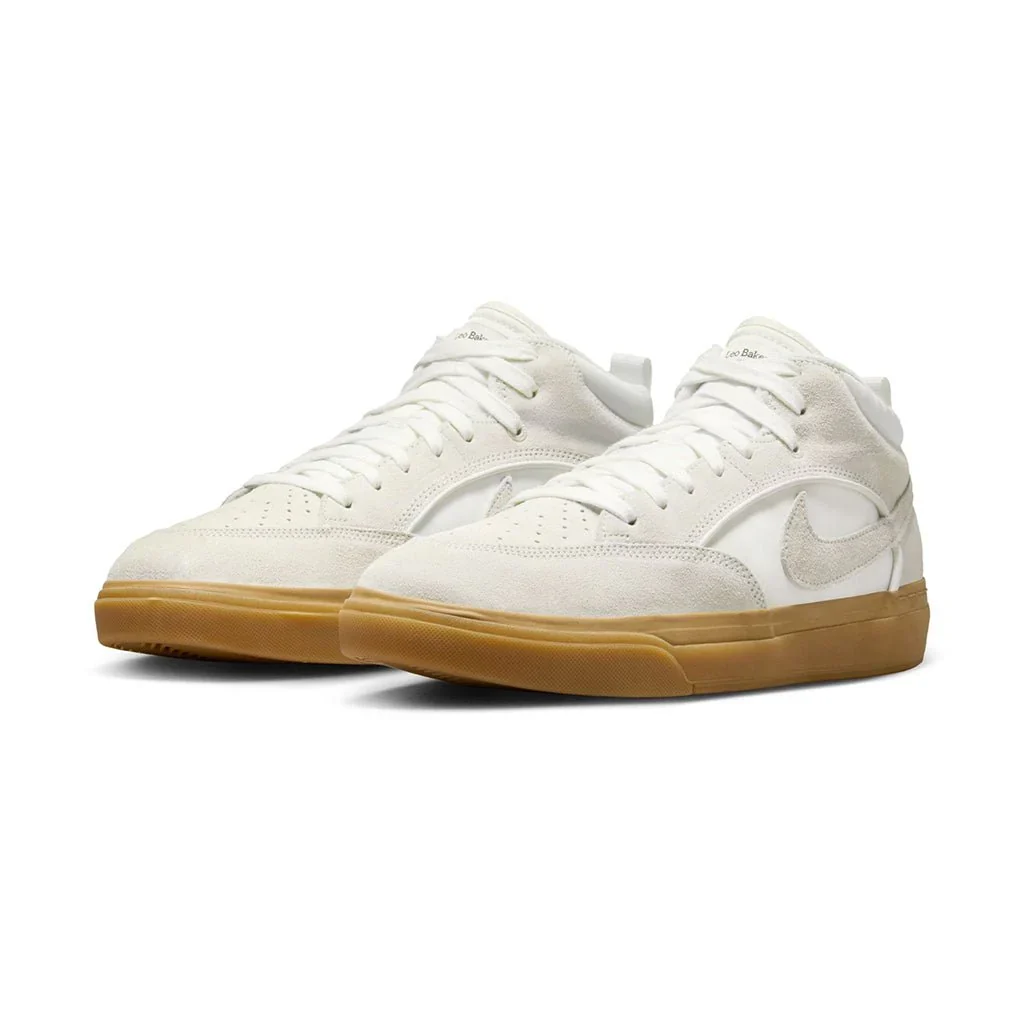 Nike SB React Leo (Sail/Sail-Sail-Gum Light Brown) - Image 2