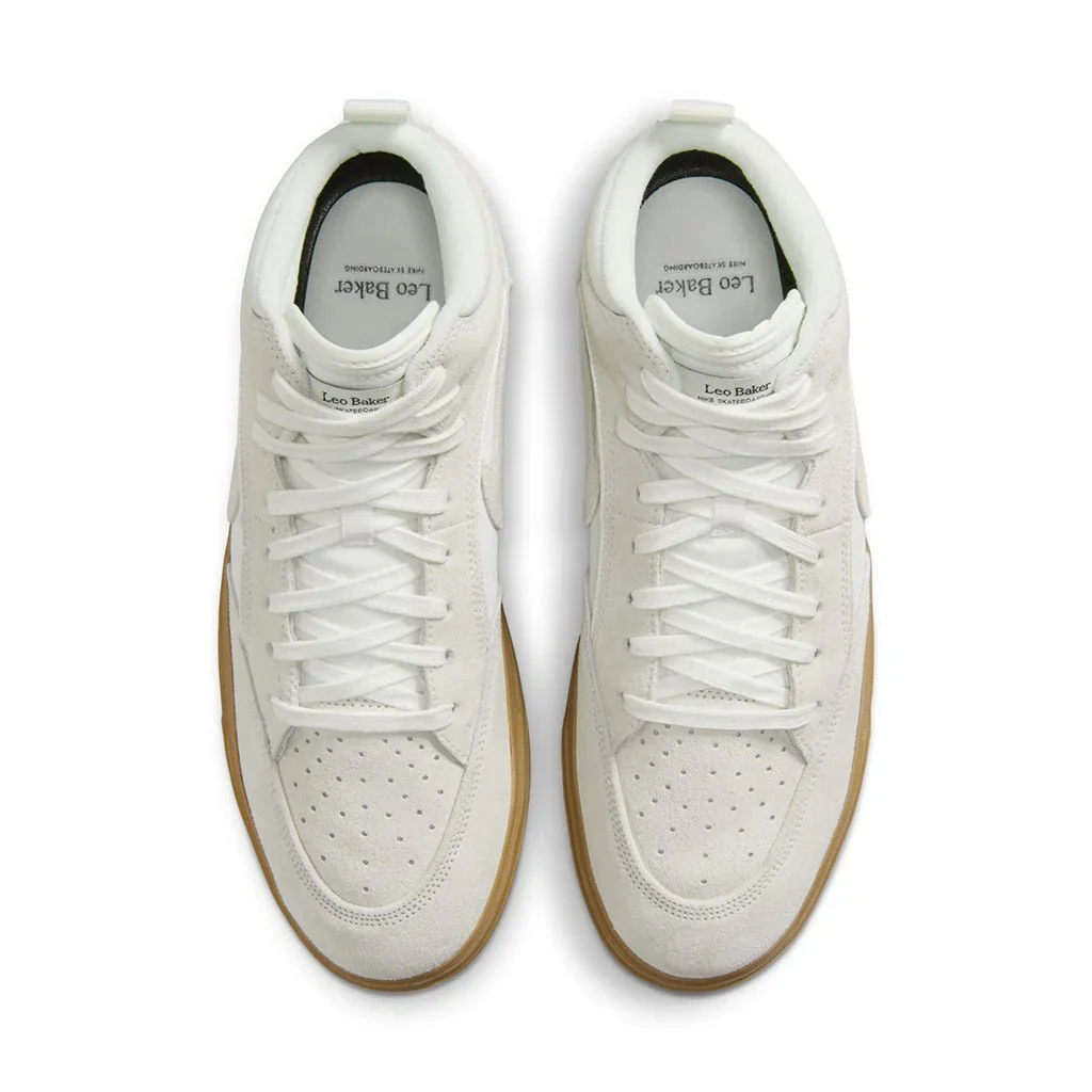 Nike SB React Leo (Sail/Sail-Sail-Gum Light Brown) - Image 4