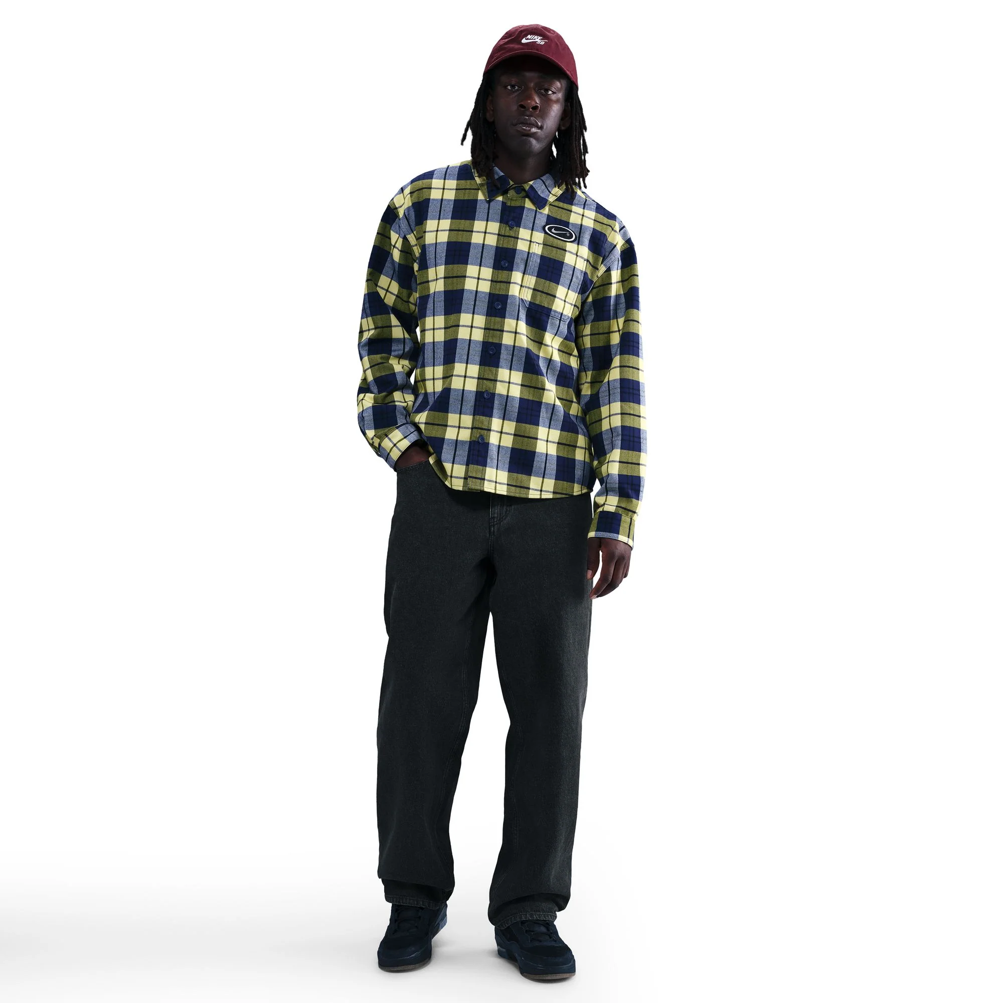 Nike SB x Eric Koston Loose Denim Skate Pants (Black)