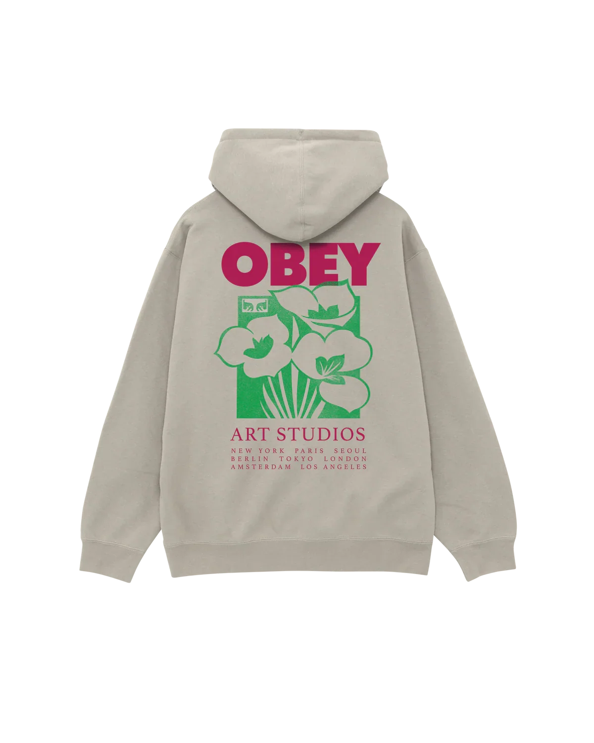 Obey Art Studio Flowers Premium Pullover (Moonstruck)
