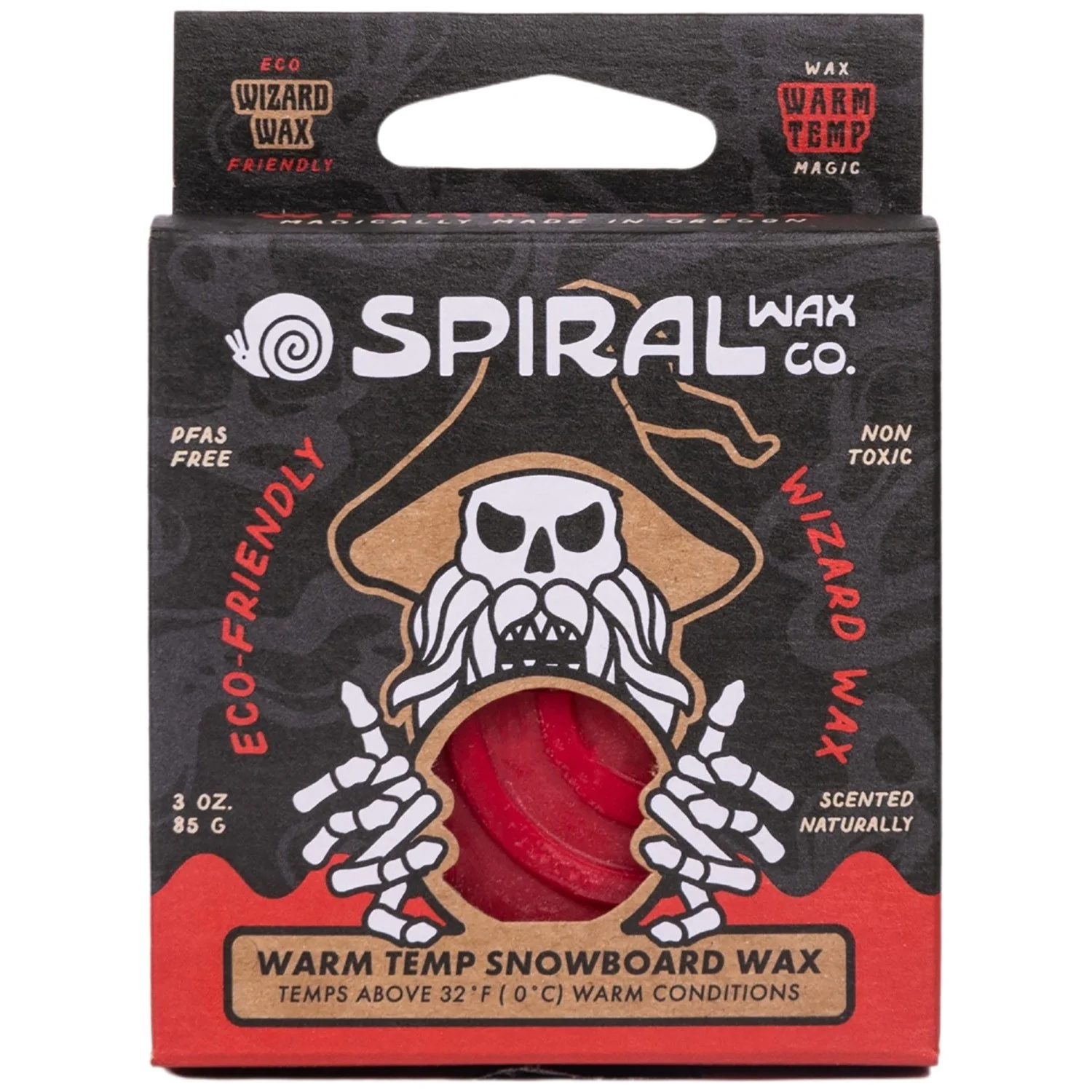 Spiral Wax Co. Warm Temp Snowboard Wax (Copy) - Image 2