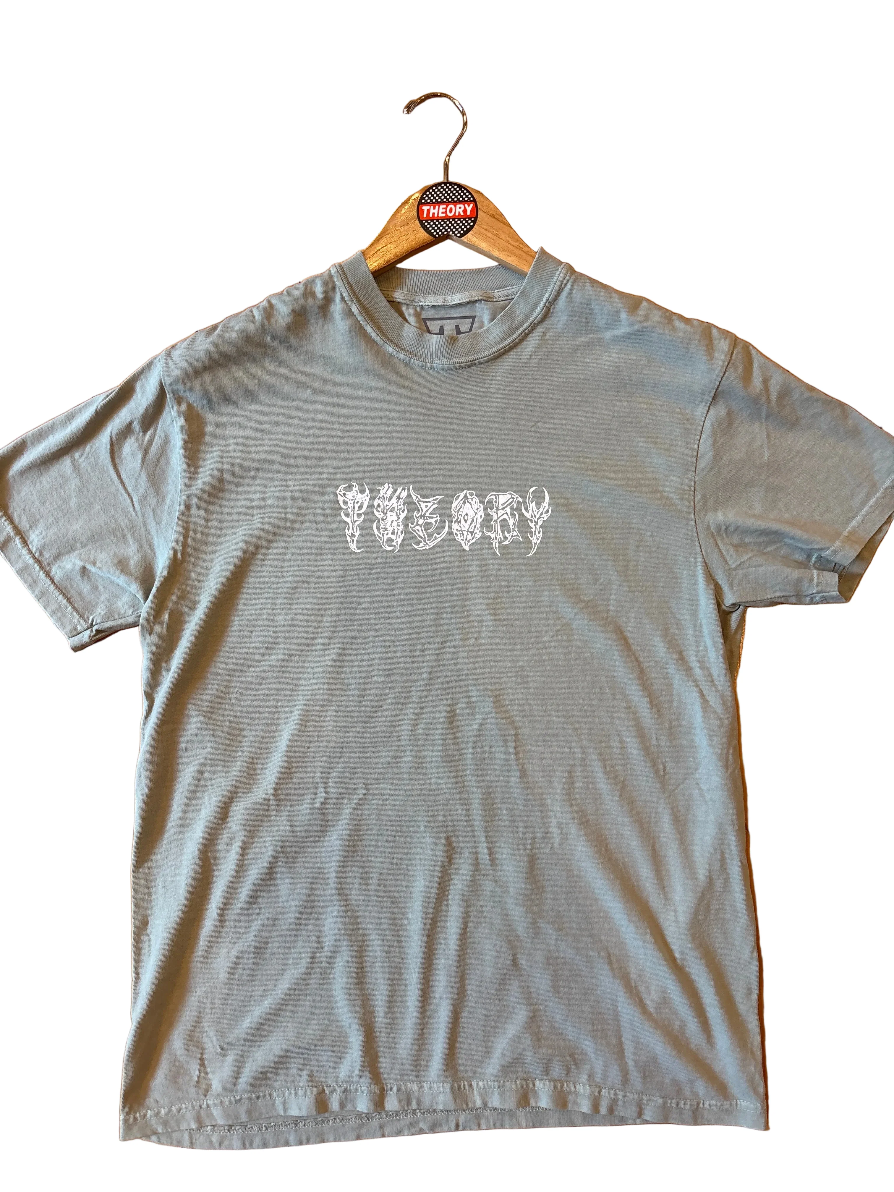 Theory T- Shirt Sigilism Logo Light Green - Image 3