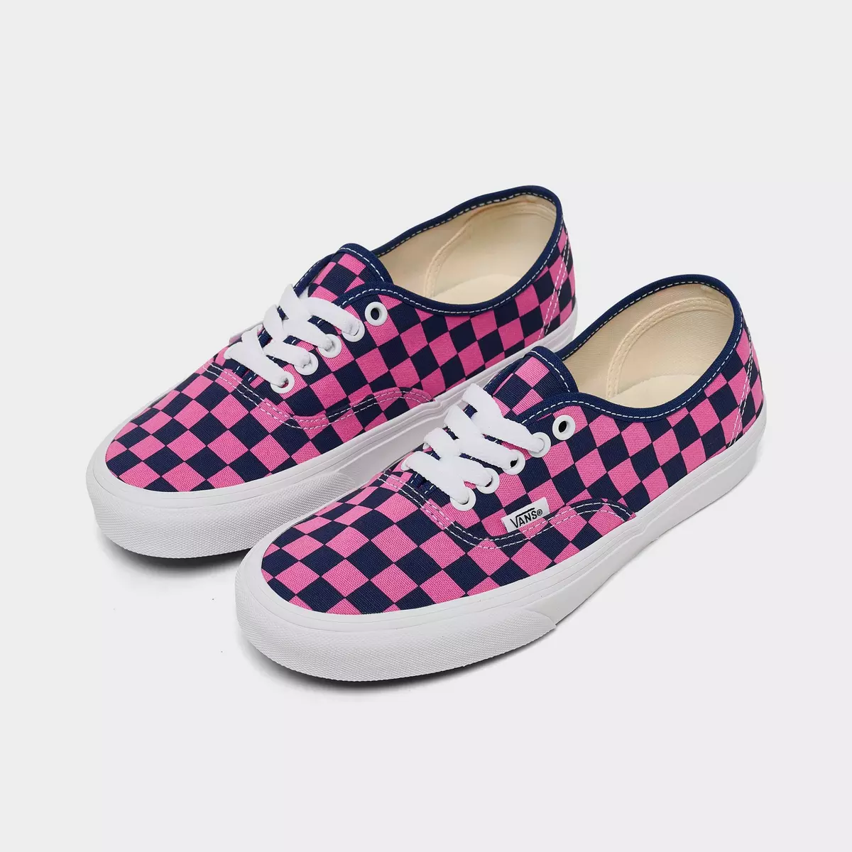 Vans Authentic Checkerboard (Deep Indigo/Pink) - Image 2