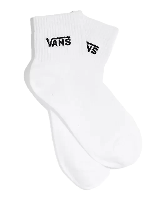 Vans Quarter Socks 3 Pack White