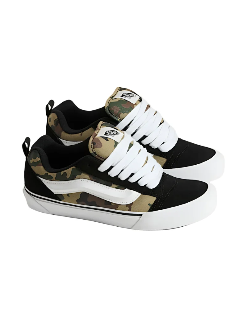 Vans Knu Skool (Camo Black/Green) - Image 2